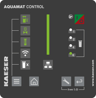 AQUAMAT CONTROL on öljyn ja veden erottimen ohjaus.
