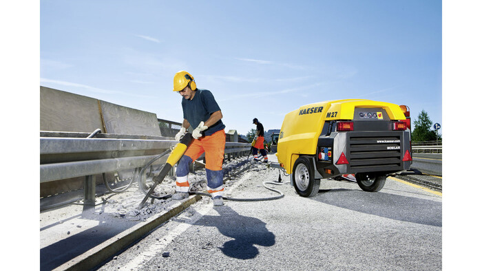 Mobilair M27 rakennustyömaalle