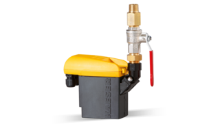 Elektroninen ECO DRAIN -lauhteenpoistin täydellisenä sarjana.