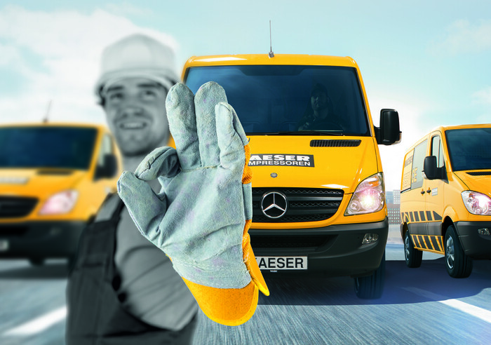 KAESER AIR SERVICE tuo esiin paineilma-asemasi ihanneolosuhteet.