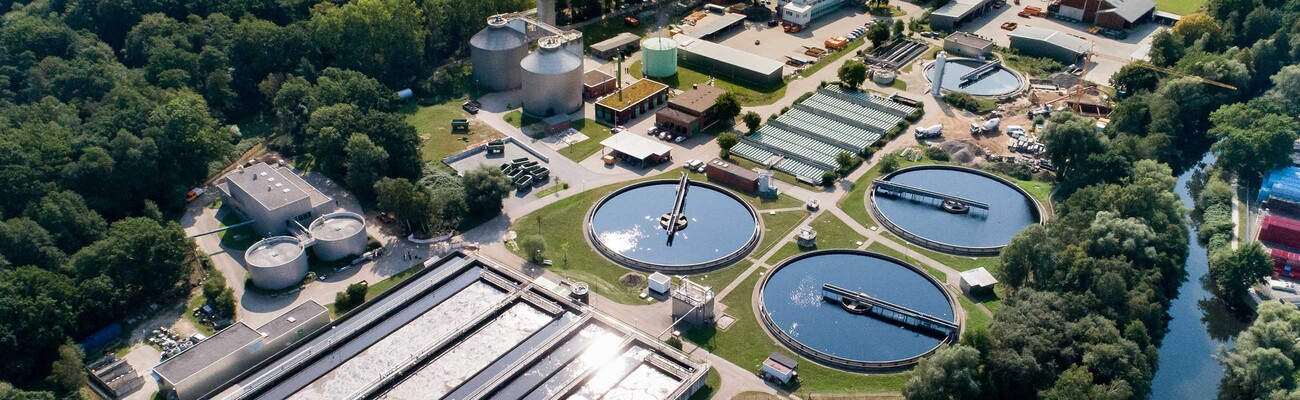 Lüneburgin puhdistamon ilmastusallas.