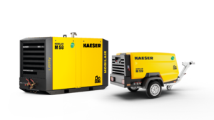 Generaattoriyhdistelmällä varustetut rakennuskompressorit