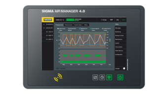 Pääohjausjärjestelmä SIGMA AIR MANAGER 4.0 KAESERILTÄ.