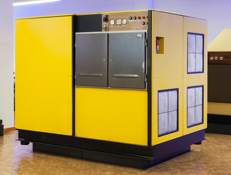 Ensimmäinen Kaeser-kompressori.