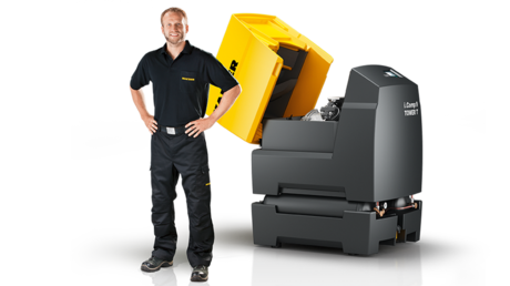 i.Comp 9 Towerin huolto on avattavan kuomun ansiosta helppoa ja vaivatonta.